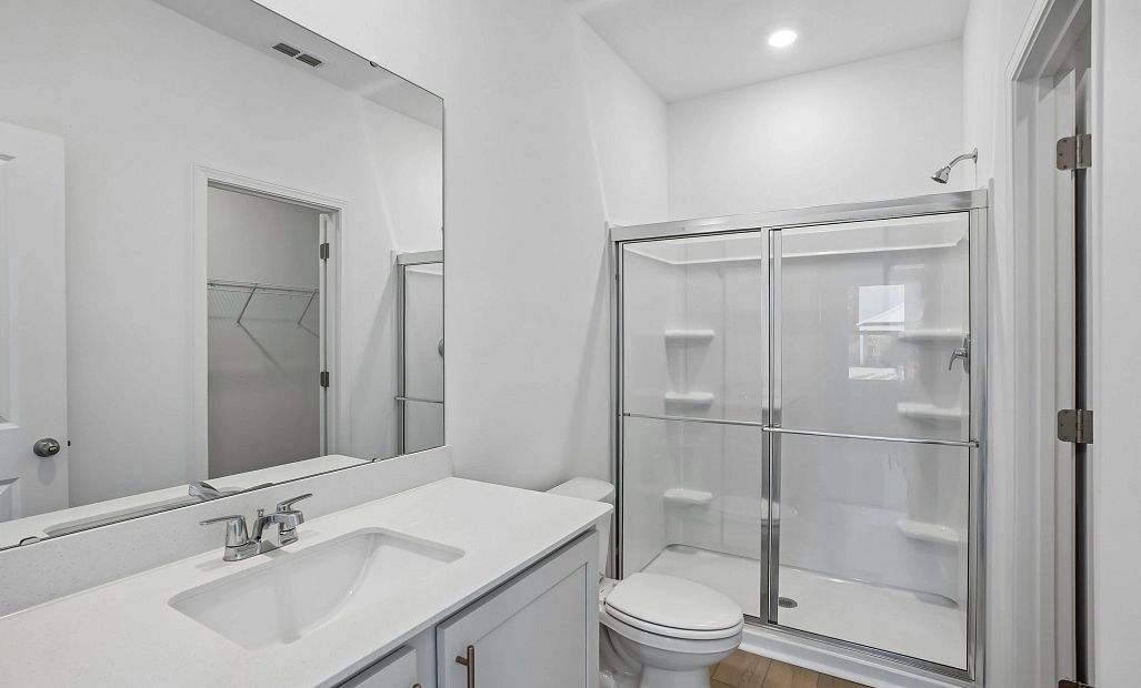 Primary Bath featuring the AW Collection® Serene - Clean forms offer quiet luxury.
