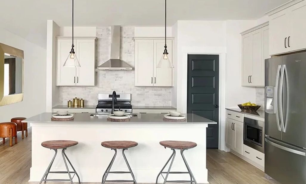 Sample Kitchen photo. Actual structural options and design finishes of home may vary.