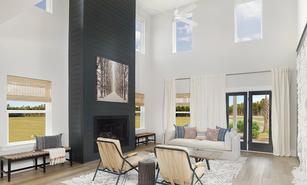 Sample Family Room photo. Actual structural options and design finishes of home may vary.