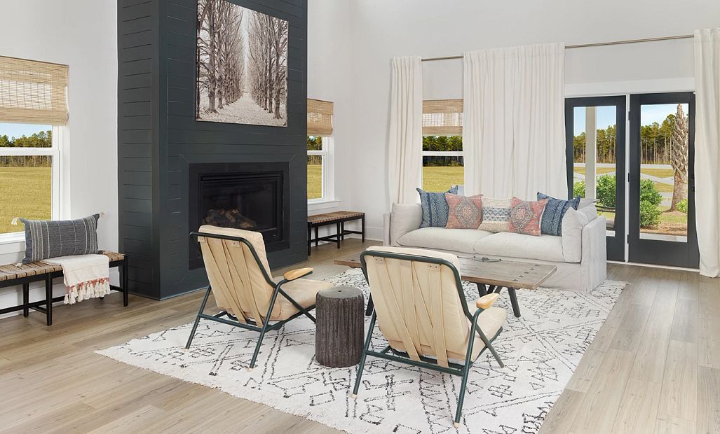 Sample Family Room photo. Actual structural options and design finishes of home may vary.
