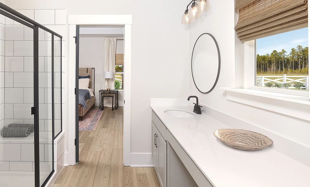 Sample Primary Bath photo. Actual structural options and design finishes of home may vary.