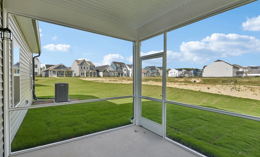 Screened-In Porch featuring the AW Collection® Timeless - A lovely spot to sip and unwind.