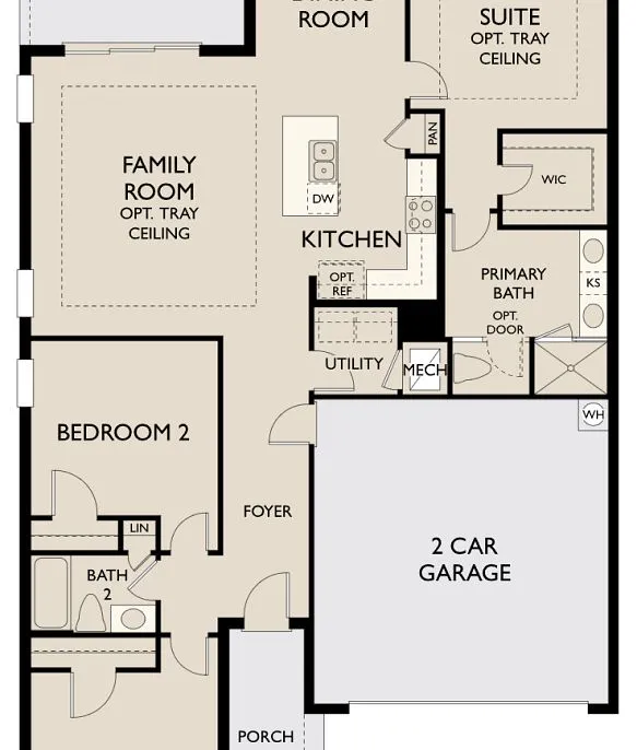 Brickell floor plan layout