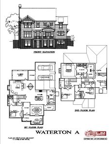 The Waterton Floor Plan - Phoenix Custom Builders 