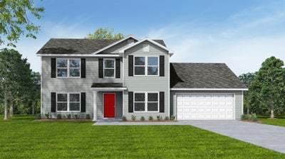 Main Floor Primary Suite - Red Door Homes: Florence, South Carolina - Red Door Homes