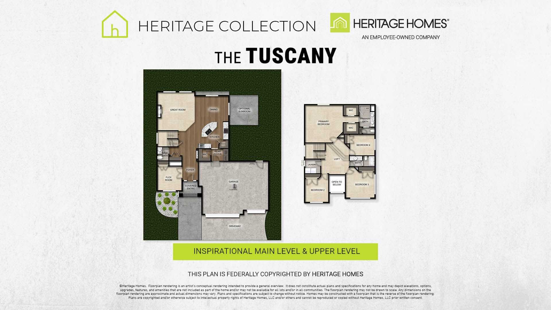 The Tuscany Custom Plan - The Ranch At The Wilds: West Fargo, North Dakota - Heritage Homes
