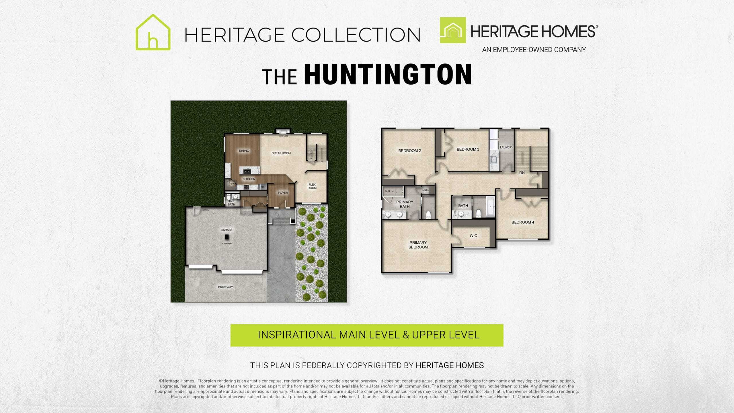 The Huntington Fargo Plan - Shadow Creek: West Fargo, North Dakota - Heritage Homes