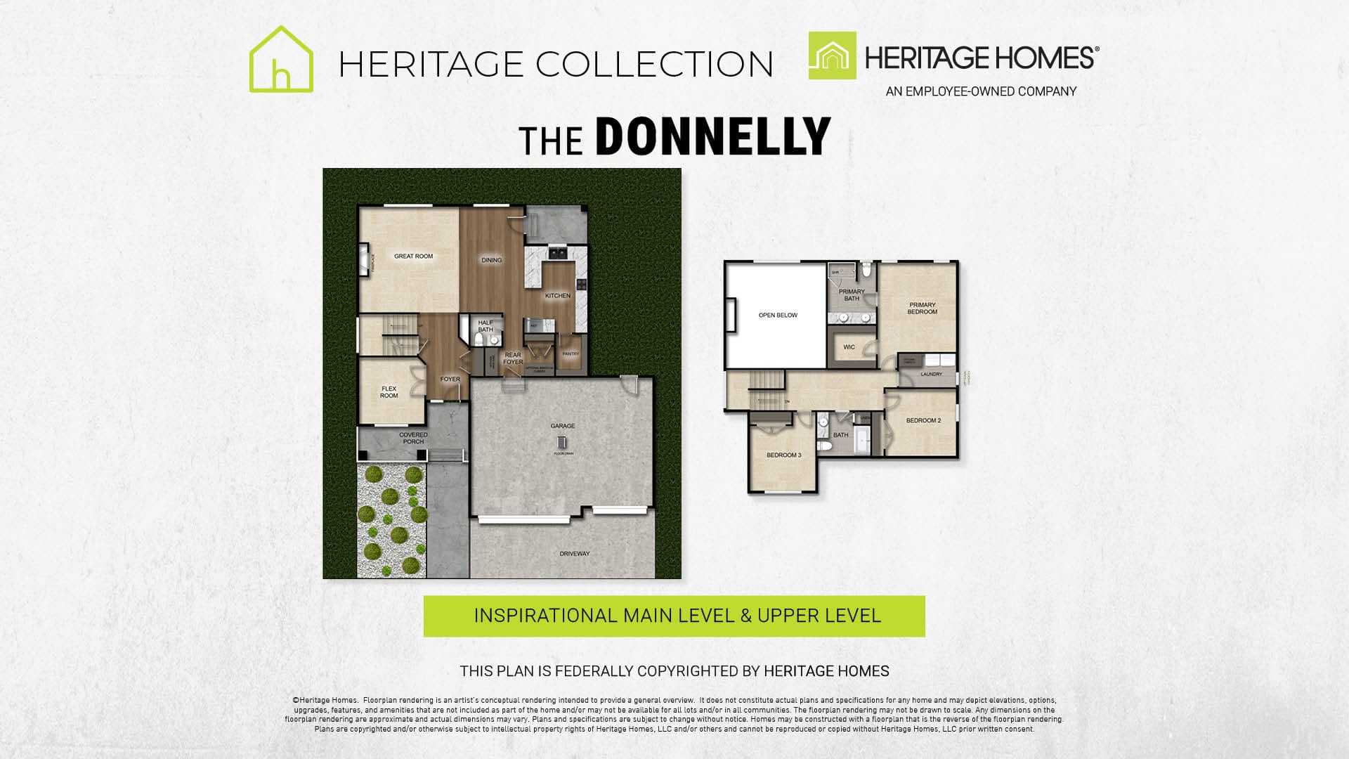 The Donnelly Floor Plan - The Wilds: West Fargo, North Dakota - Heritage Homes