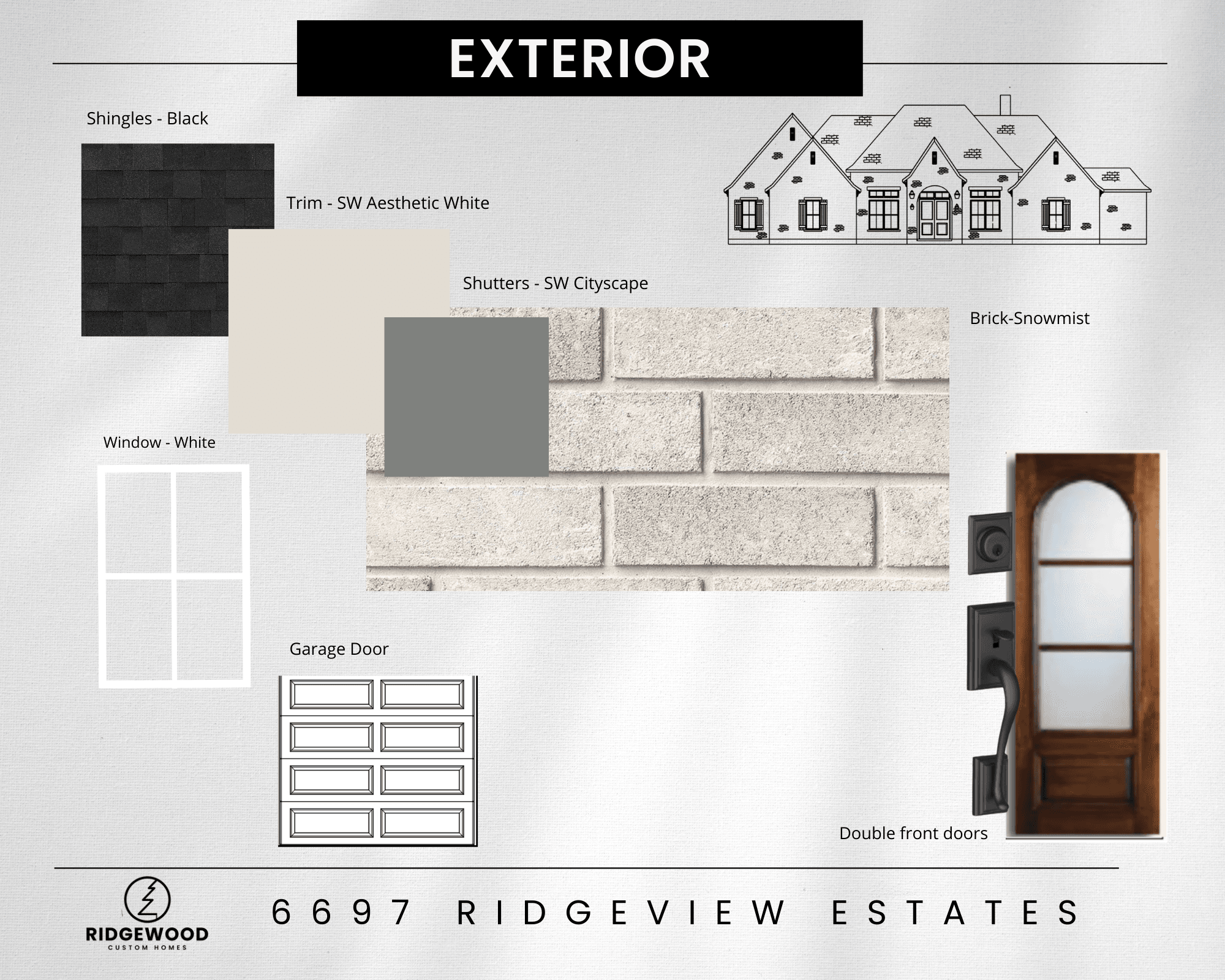 casa en Ridgeview Estates — Ridgewood Custom Homes por Ridgewood Custom Homes