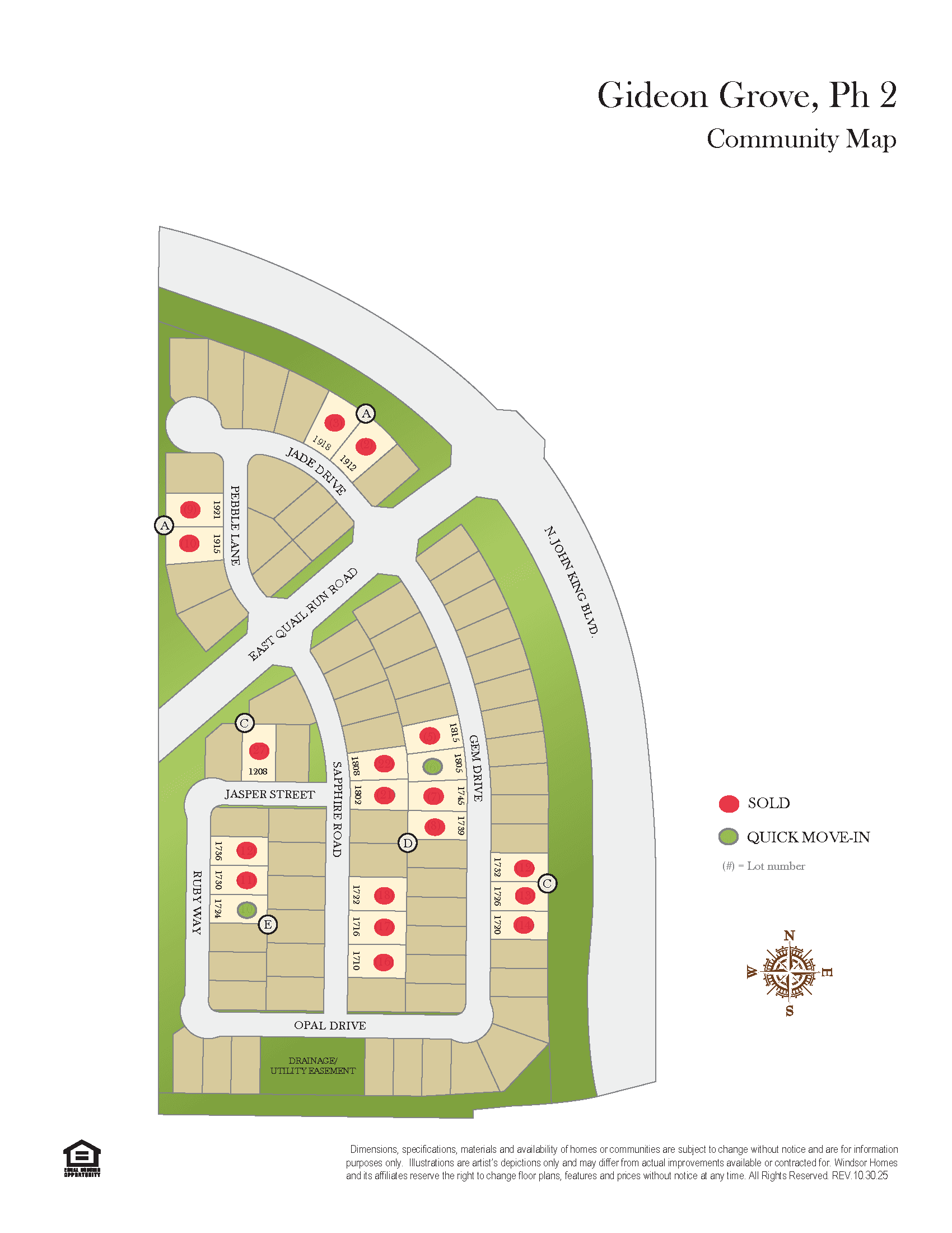 Gideon Grove, Phase 2 por Windsor Homes Texas en Dallas Texas