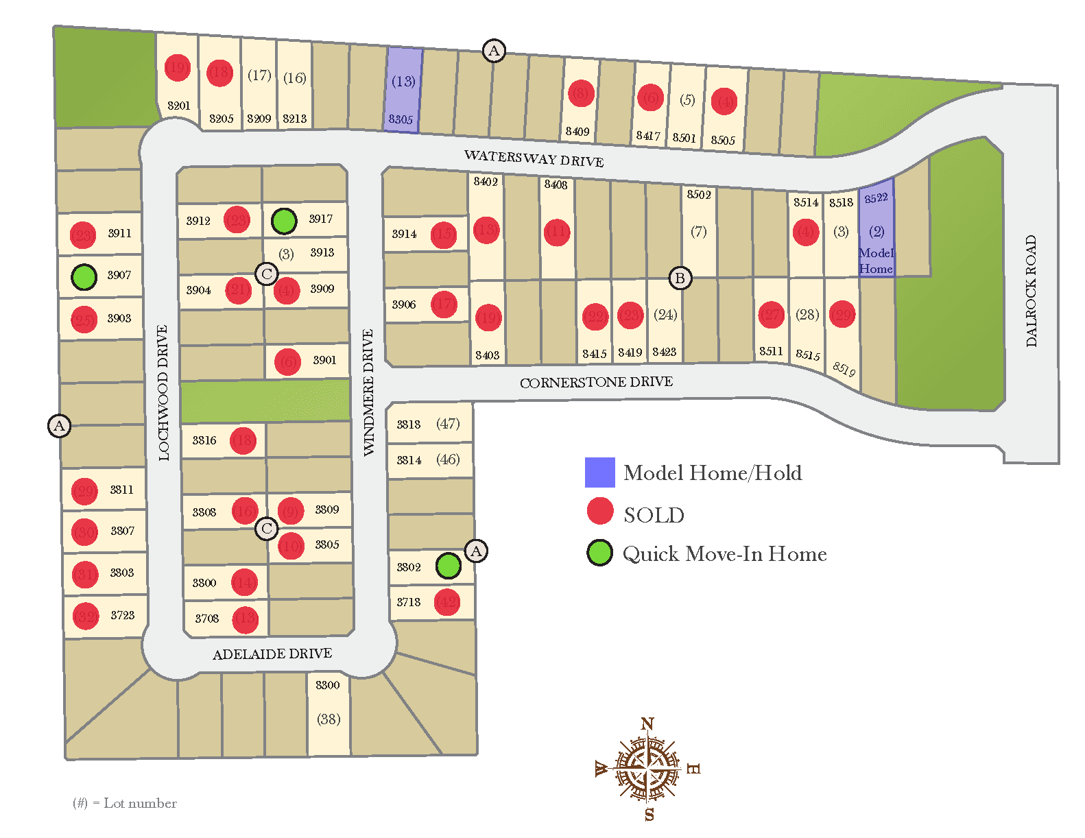 Lake Shore Village por Windsor Homes Texas en Dallas Texas