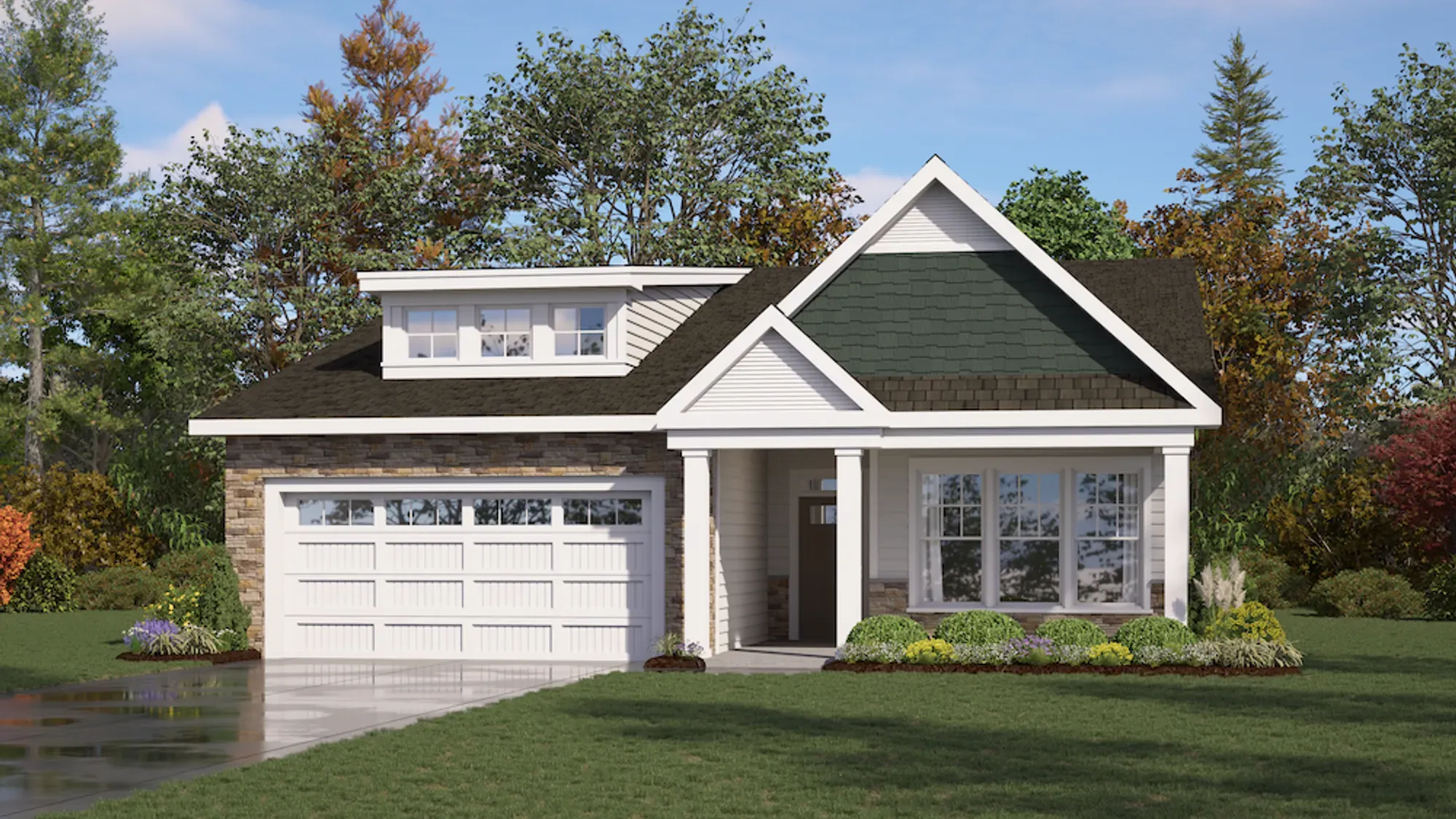 Charles Carriage Home Chickahominy Falls - Aster Meadows At Chickahominy Falls: Glen Allen, Virginia - Cornerstone Homes