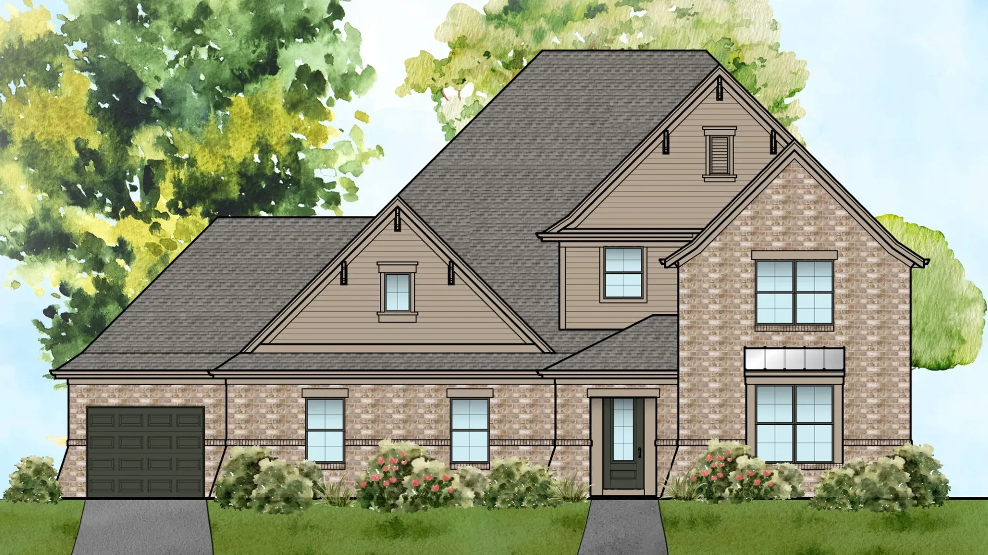 Alder B - Lenoir At Walker Springs: Alabaster, Alabama - Newcastle Homes.