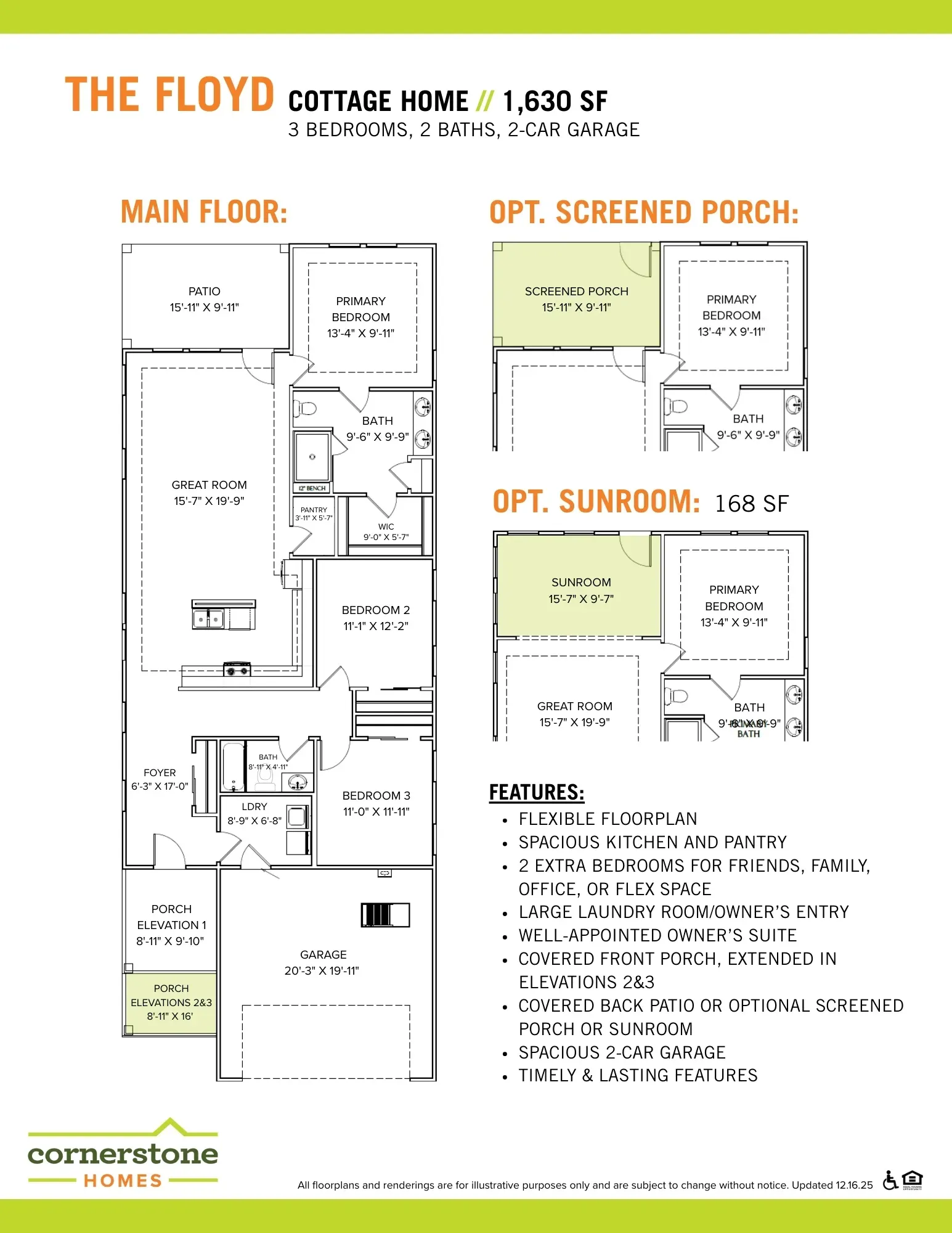 Floyd Cottage Home Westwood Gardens - Westwood Gardens At Chickahominy Falls: Glen Allen, Virginia - Cornerstone Homes