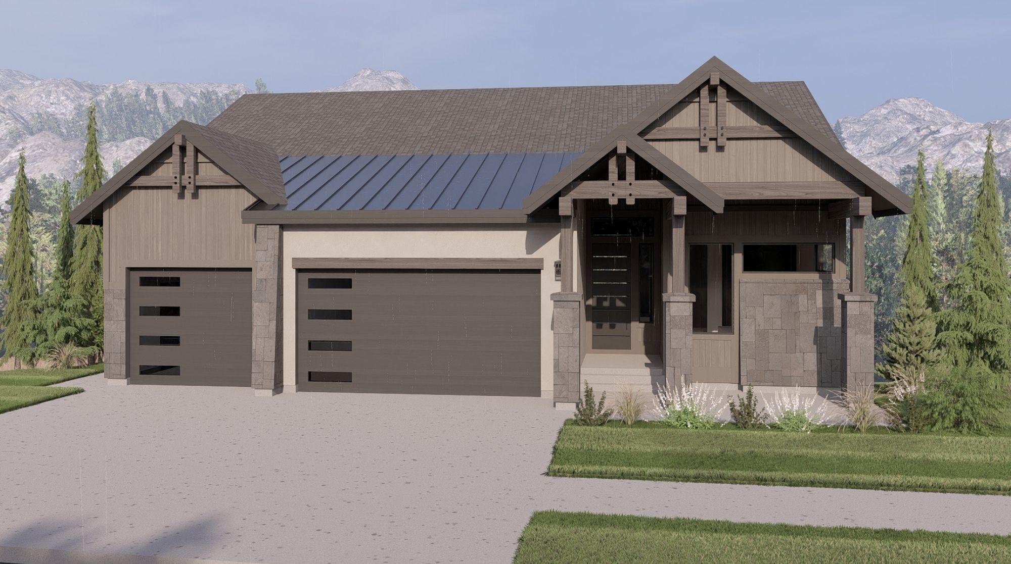 casa en Boulder Point Homes Boise por Core Building Co