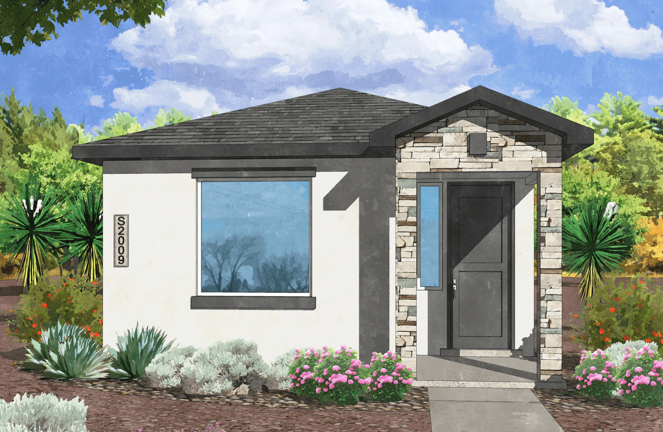 casa en Lomas Encantadas 1E por Amreston Homes