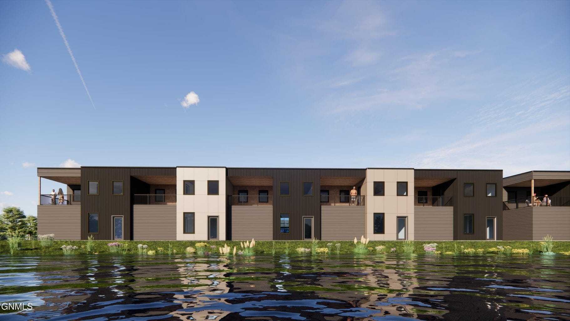 The Cove Shop Condos por Verity Homes en Bismarck North Dakota