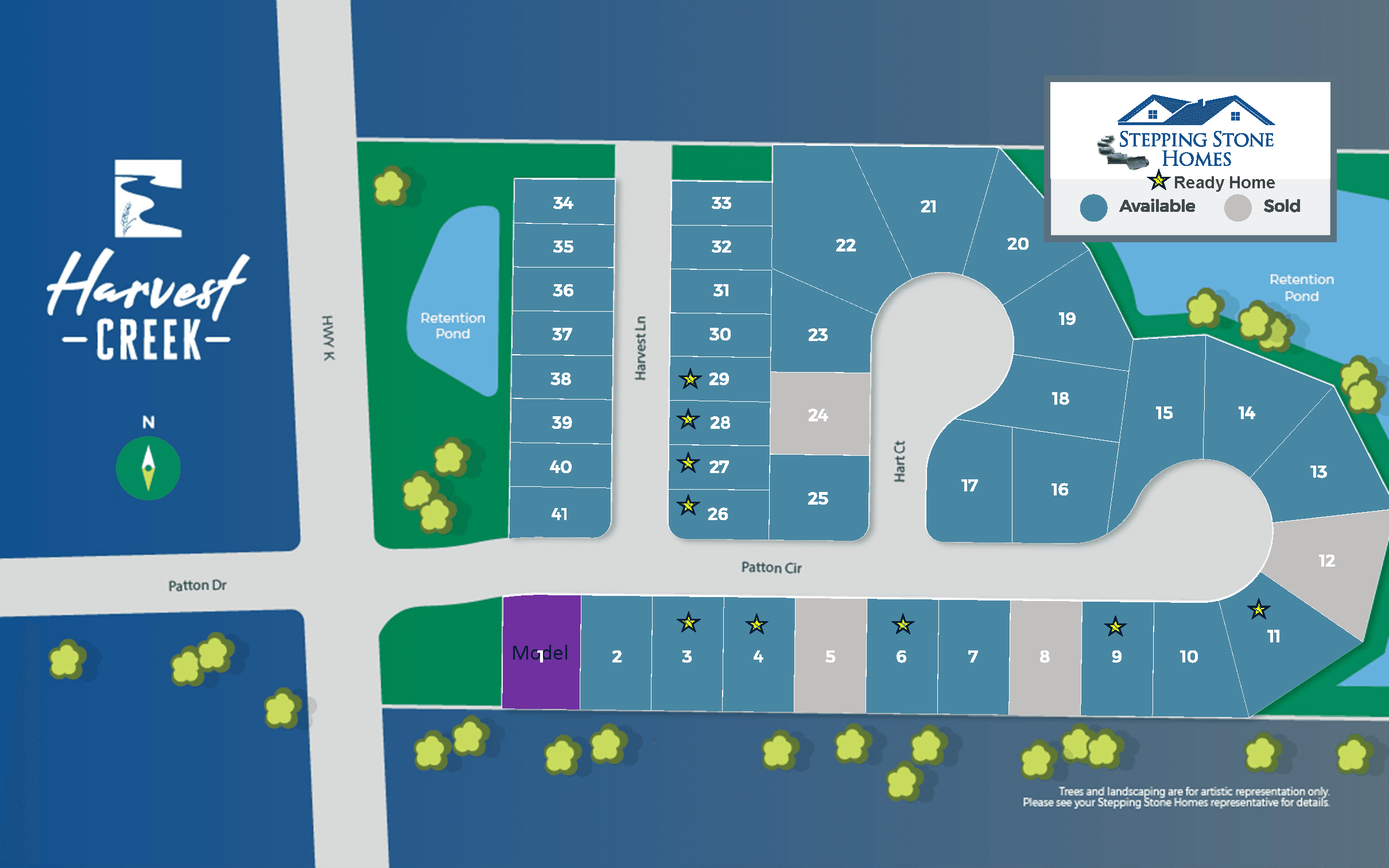 homes in Harvest Creek by Stepping Stone Homes