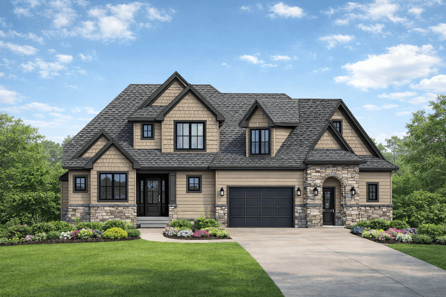 Heartridge por Kraftech Homes en Akron Ohio