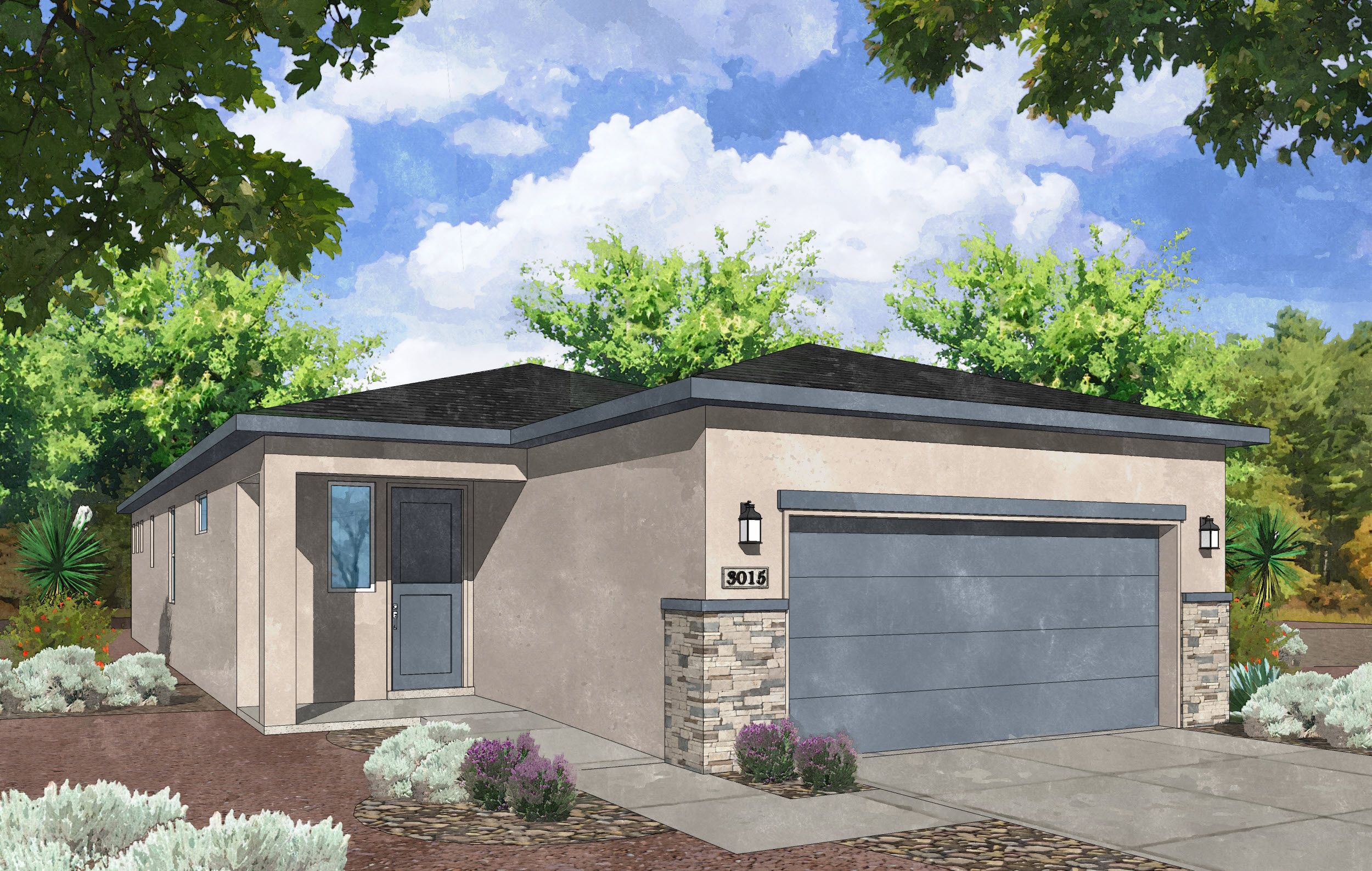 Olive - Lomas Encantadas 1G Phase 2: Rio Rancho, New Mexico - Amreston Homes