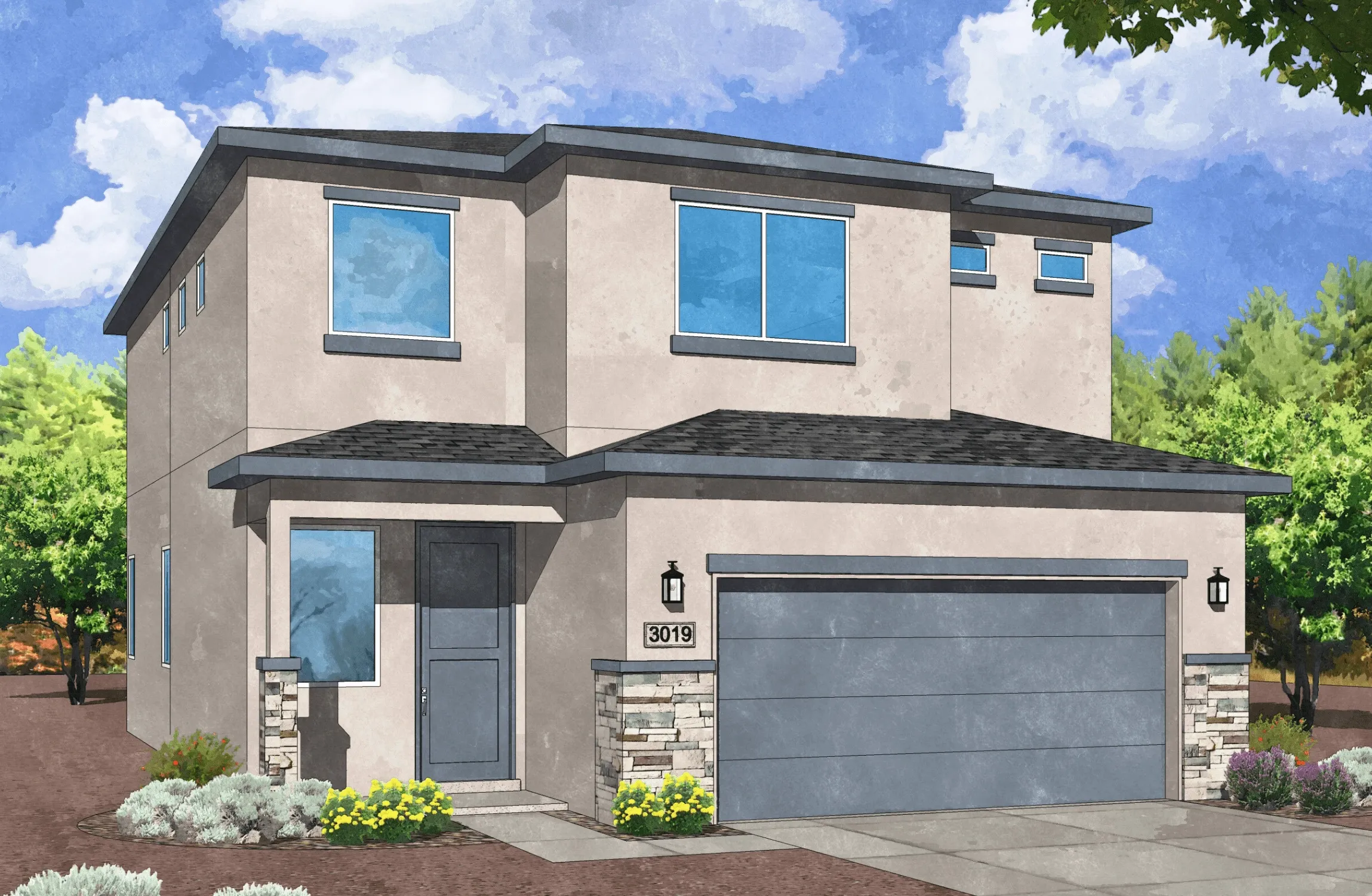 casa en Lomas Encantadas 1G Phase 2 por Amreston Homes