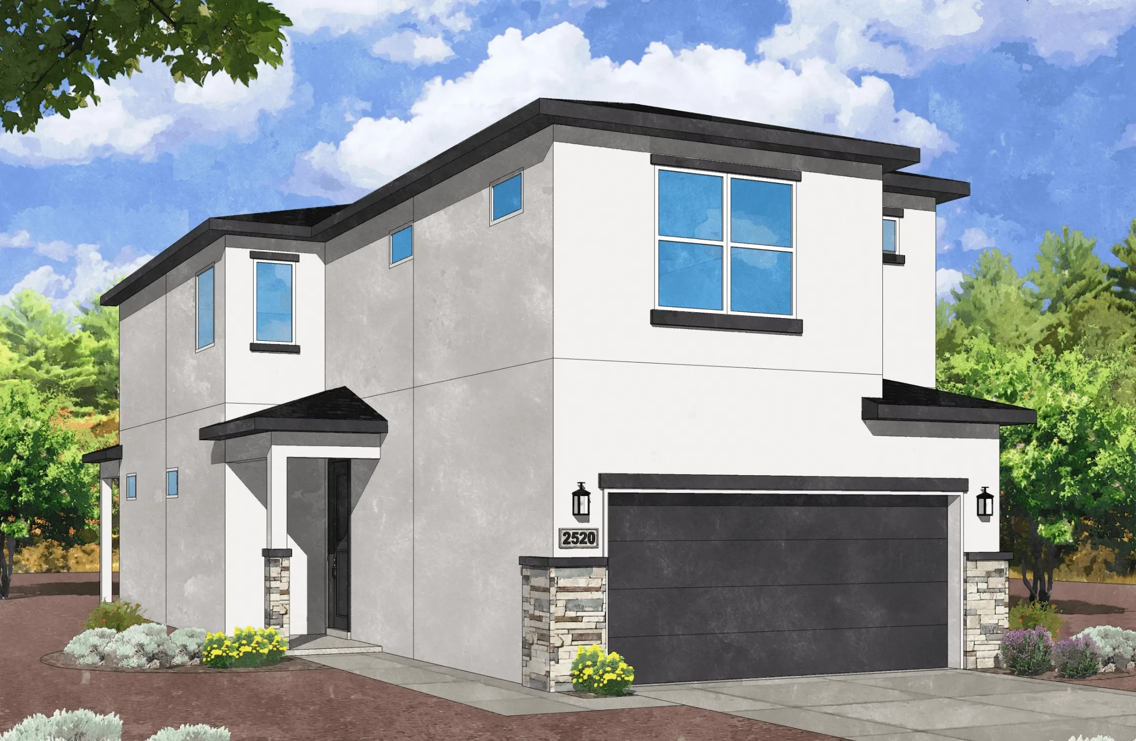 Lomas Encantadas 1G Phase 2 por Amreston Homes en Albuquerque New Mexico