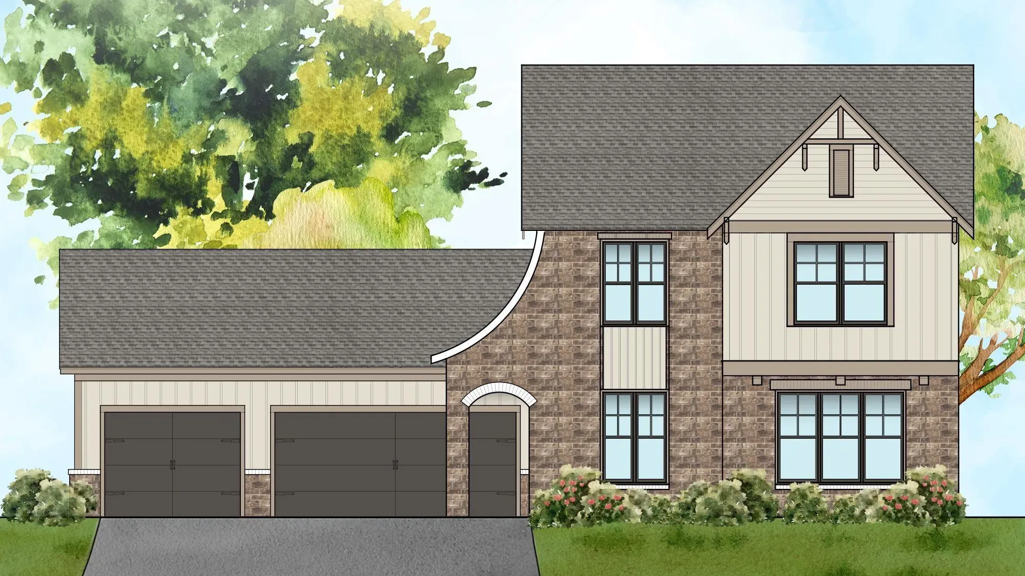 casa en Lenoir At Walker Springs por Newcastle Homes.