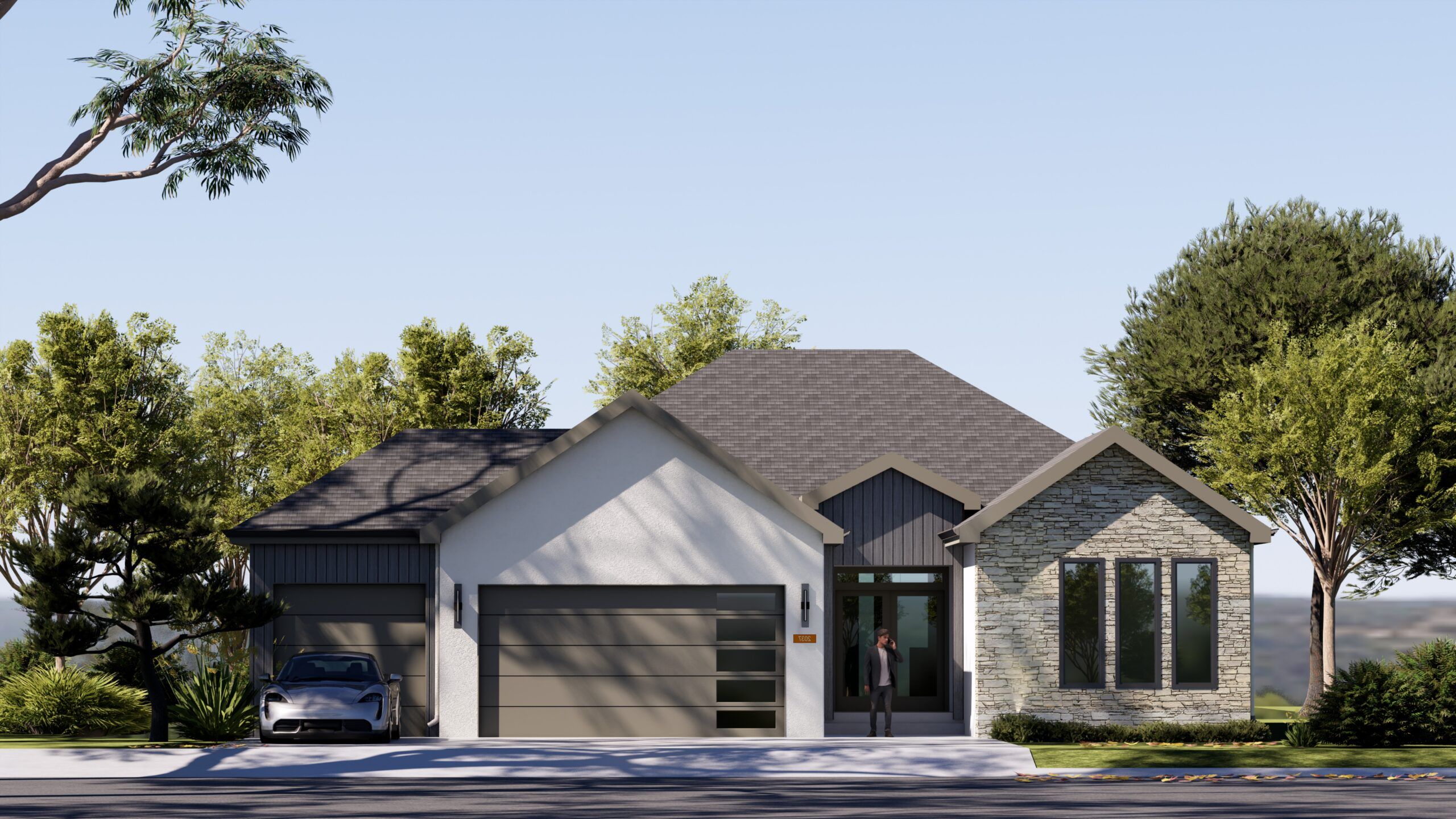 casa en Stonebridge South Meadows » Olathe, KS New Homes por Elevate Design + Build