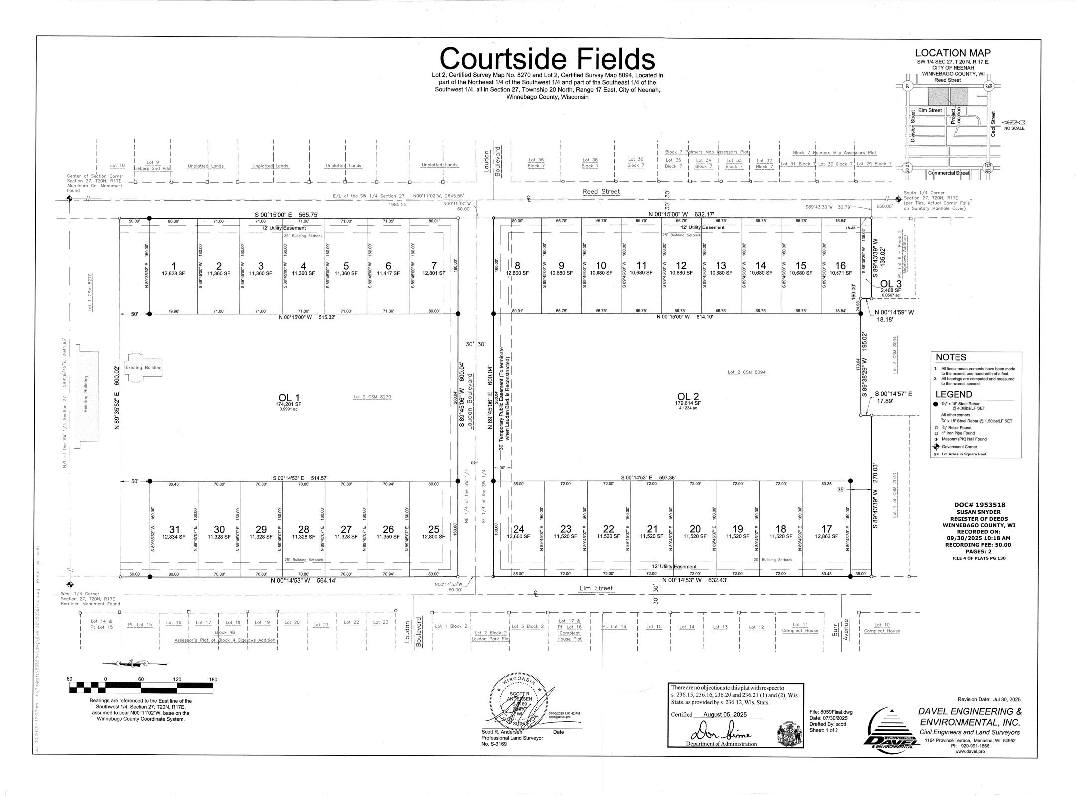 casa en Courtside Fields – Neenah, Lots From $ 74,900 por Van’s Realty & Construction