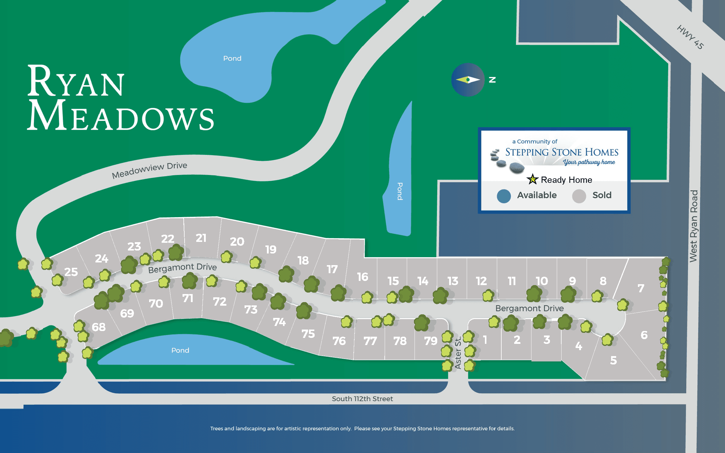 homes in Ryan Meadows by Stepping Stone Homes