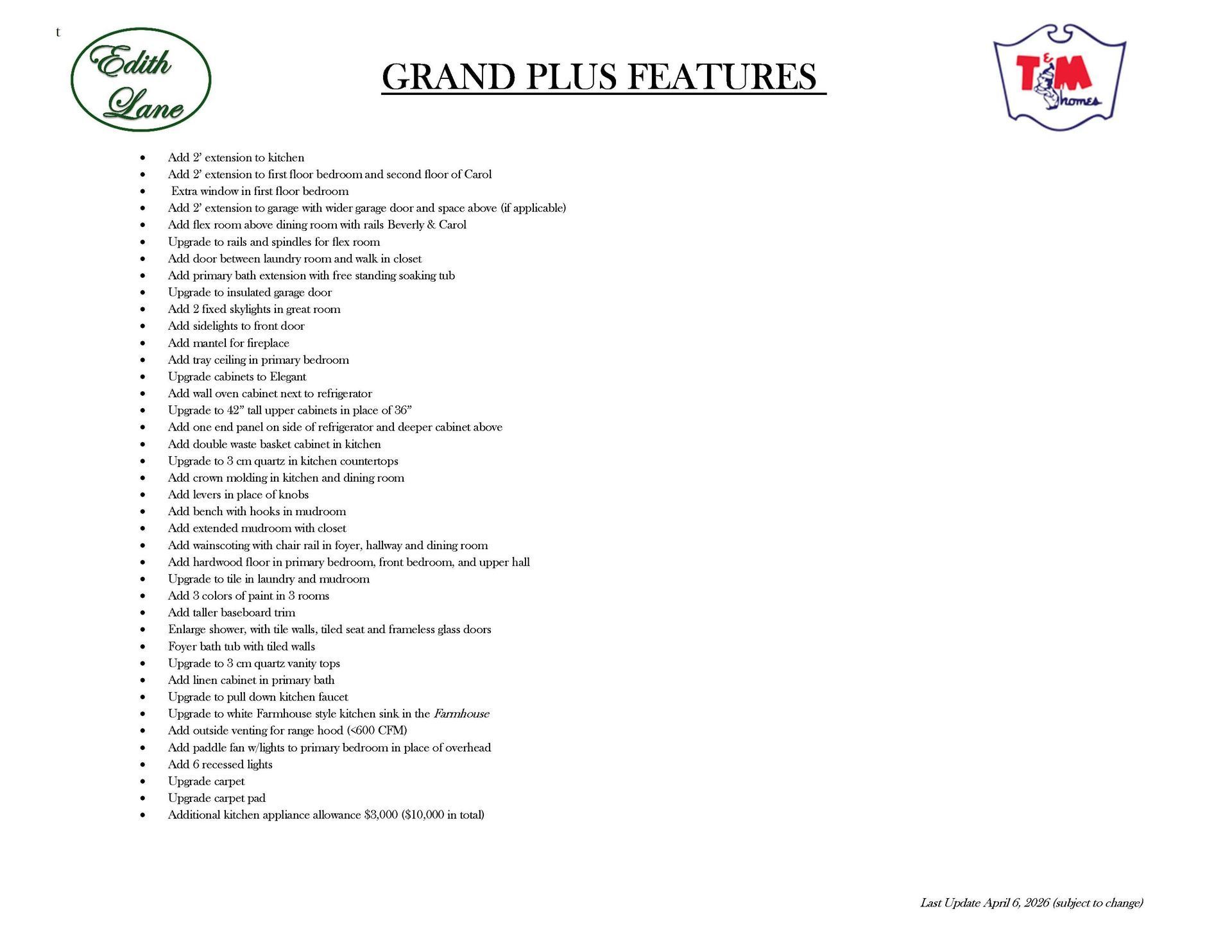 casa en Edith Lane Bloomfield por T&M Homes