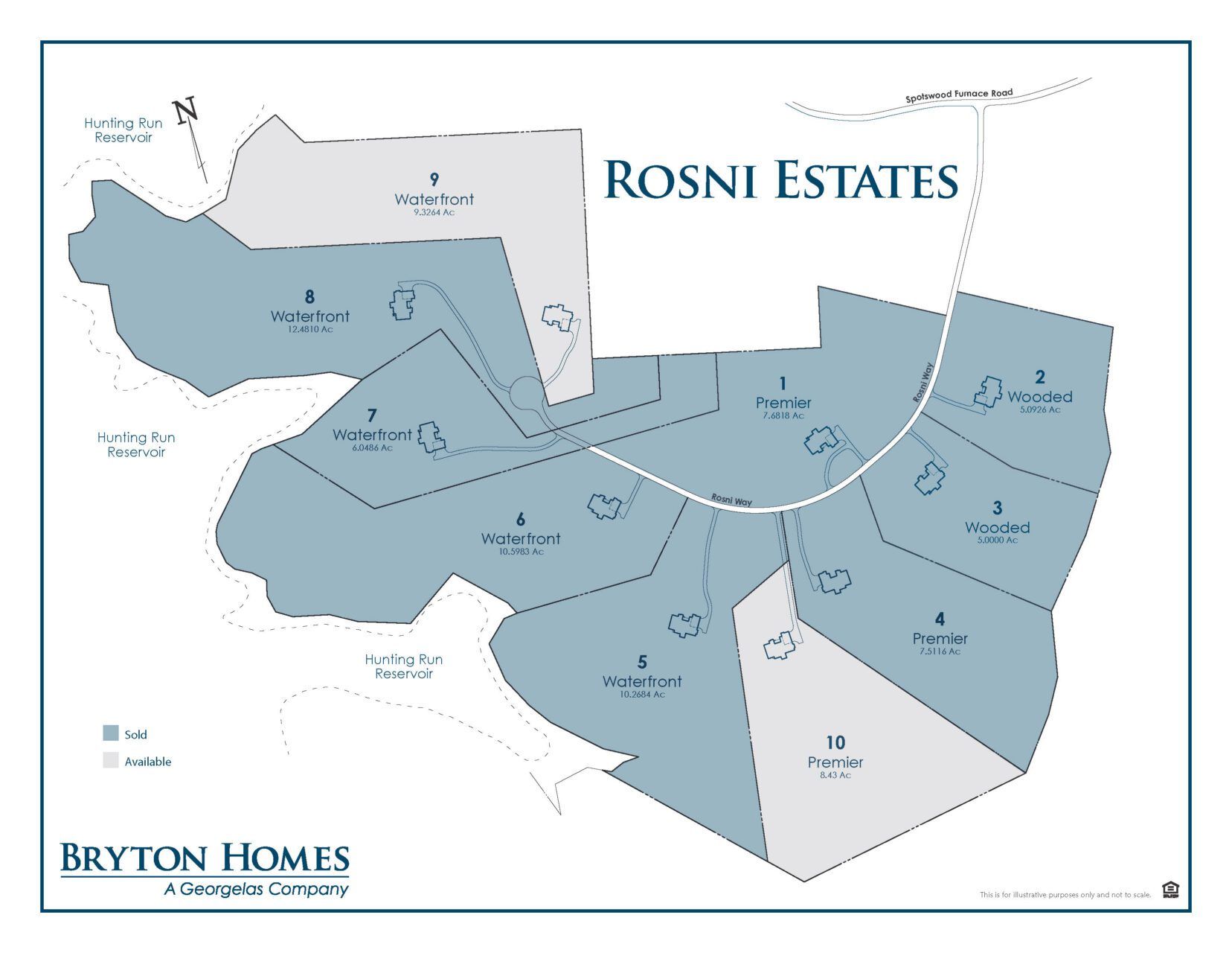 casa en Rosni Estates VA por Bryton Homes