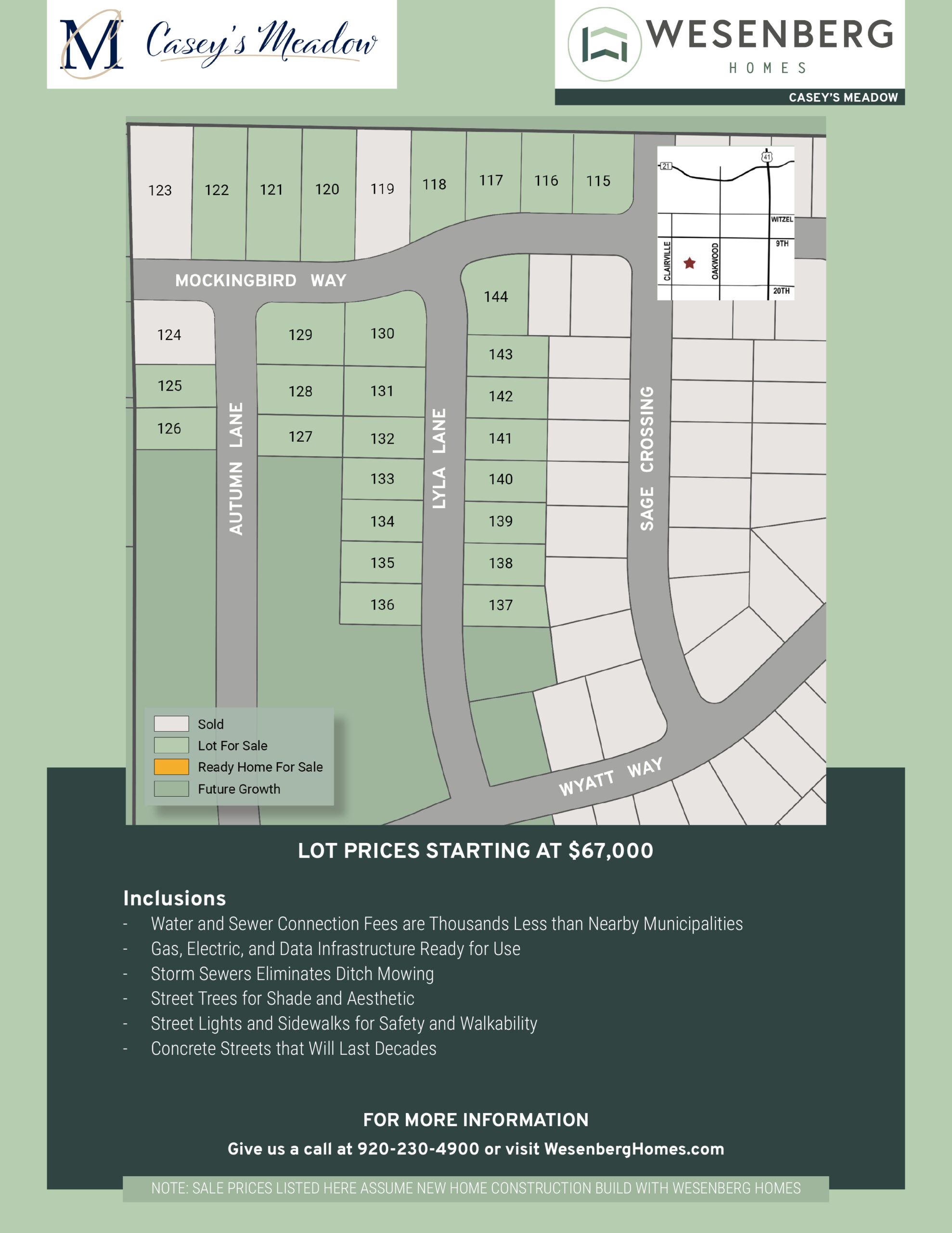 Casey’s Meadow por Wesenberg Homes en Appleton-Oshkosh Wisconsin