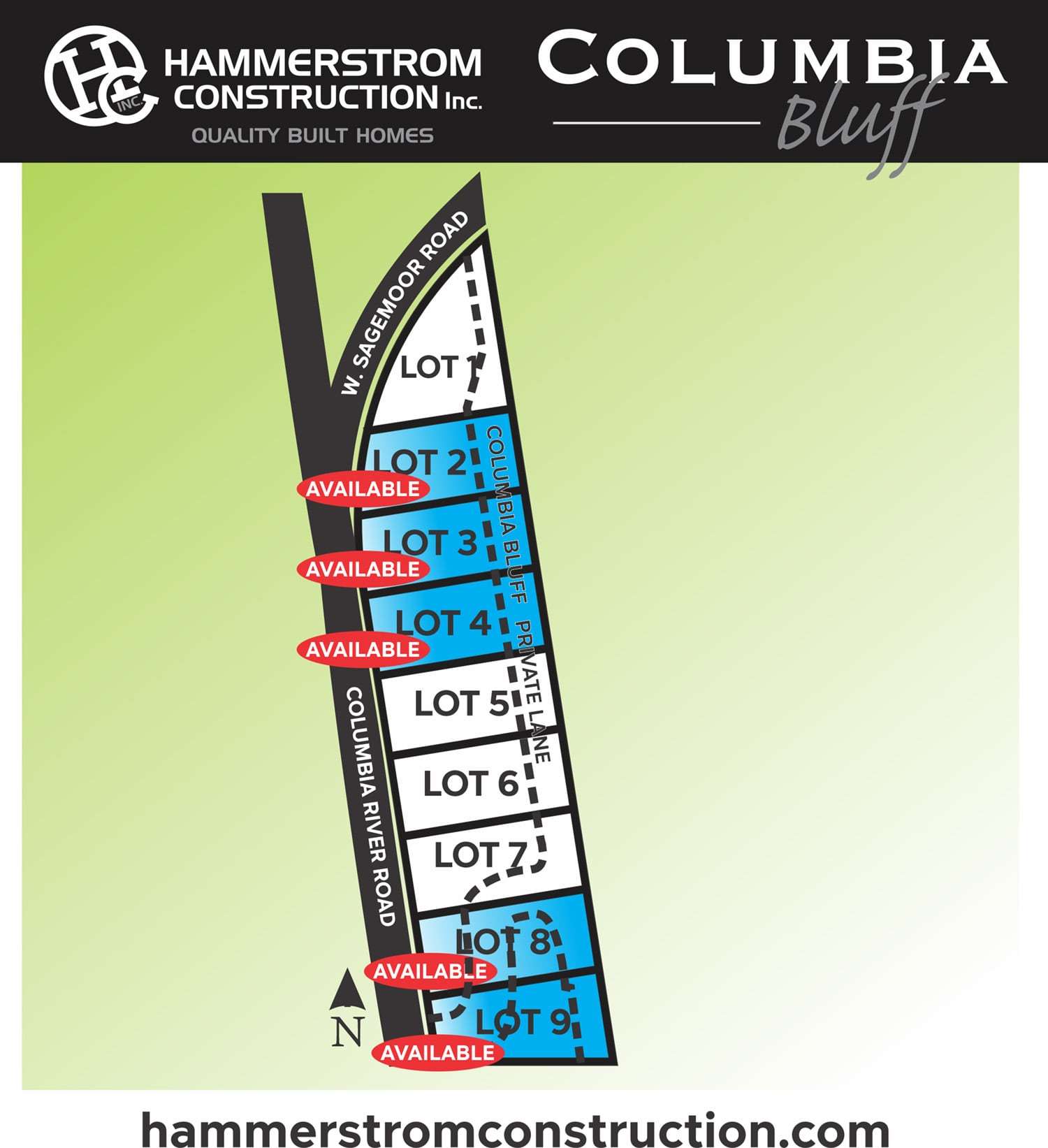 casa en Columbia Bluff por Hammerstrom Construction