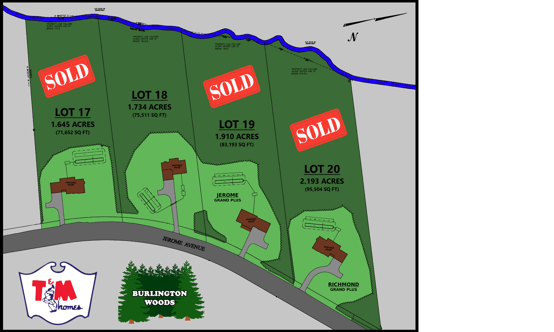 casa en Burlington Woods Burlington por T&M Homes