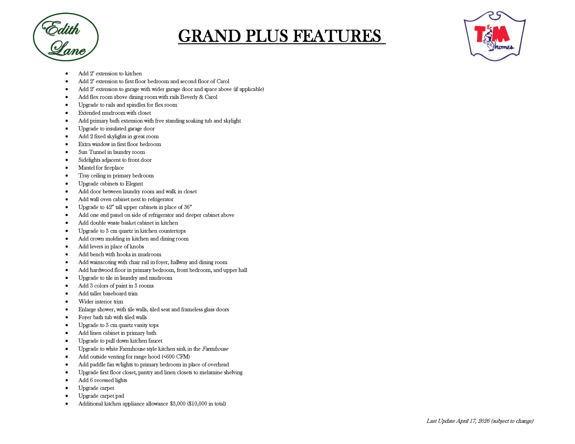 casa en Edith Lane Bloomfield por T&M Homes