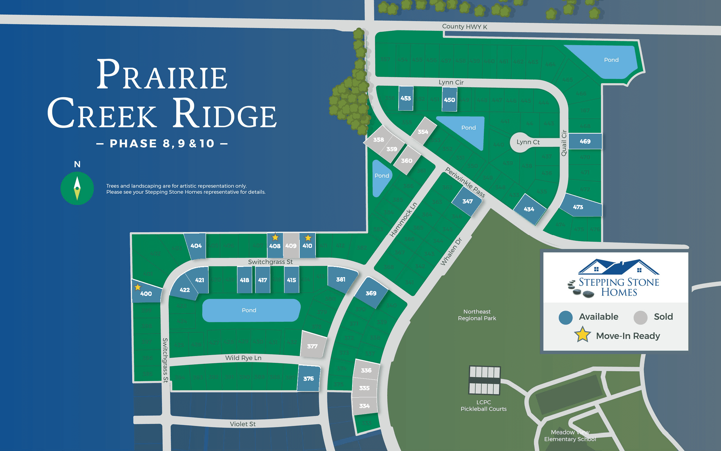 casa en Prairie Creek Ridge por Stepping Stone Homes