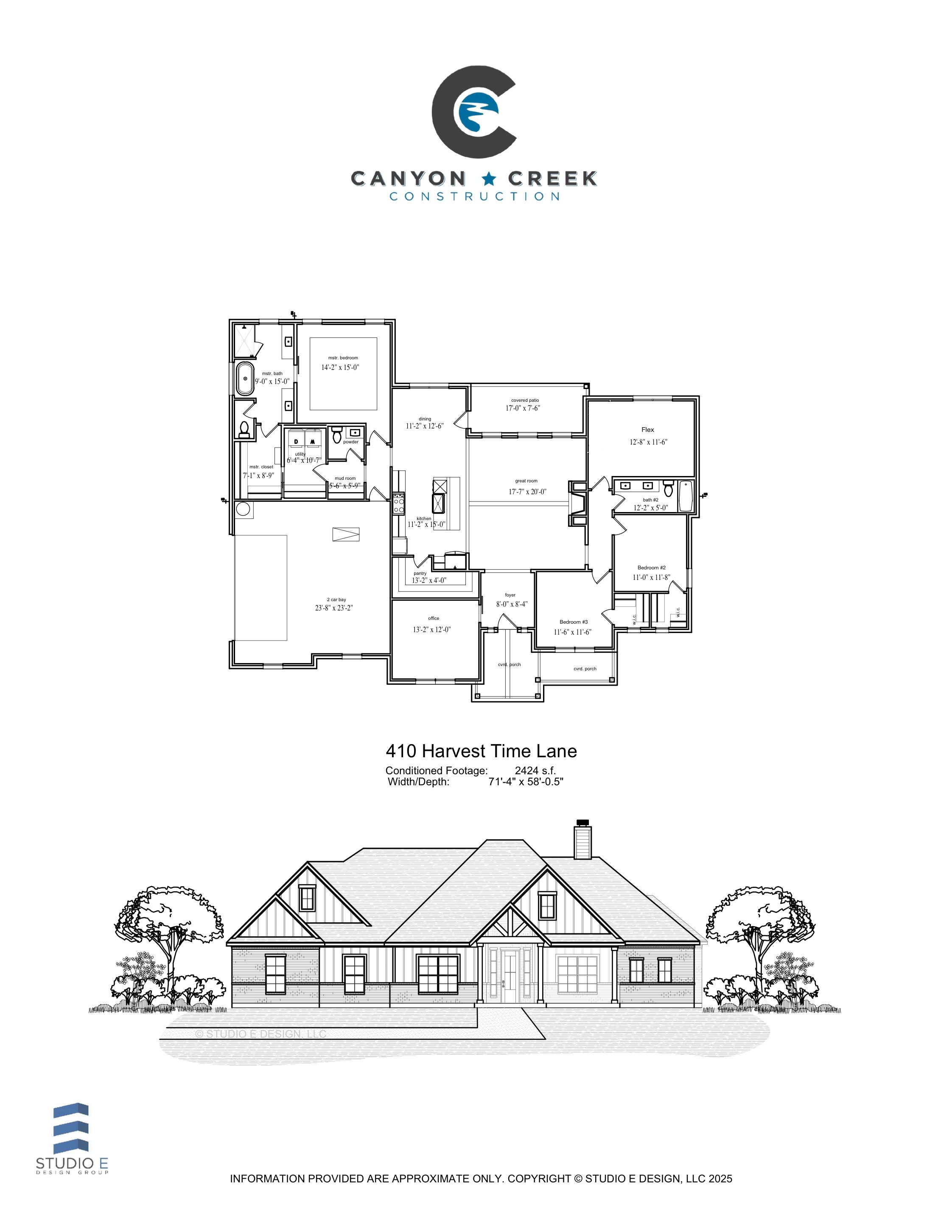 410 Harvest Time LN Canyon Creek por Canyon Creek Custom Homes en Dallas Texas