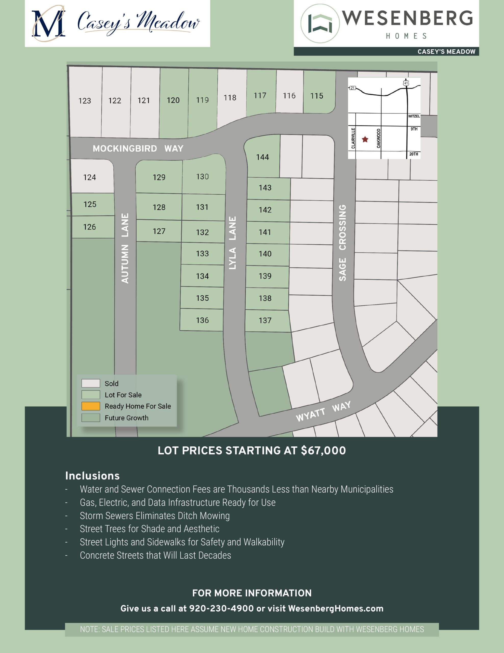 Casey’s Meadow por Wesenberg Homes en Appleton-Oshkosh Wisconsin