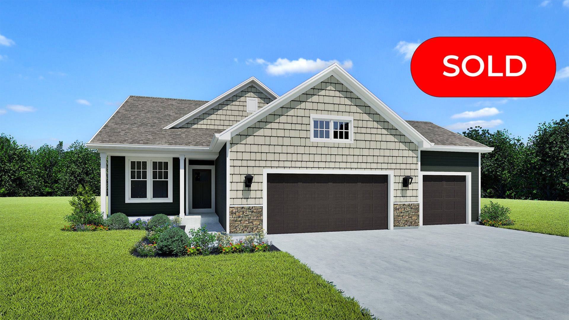 Heritage Park North por Stepping Stone Homes en Washington-Fond du Lac Wisconsin
