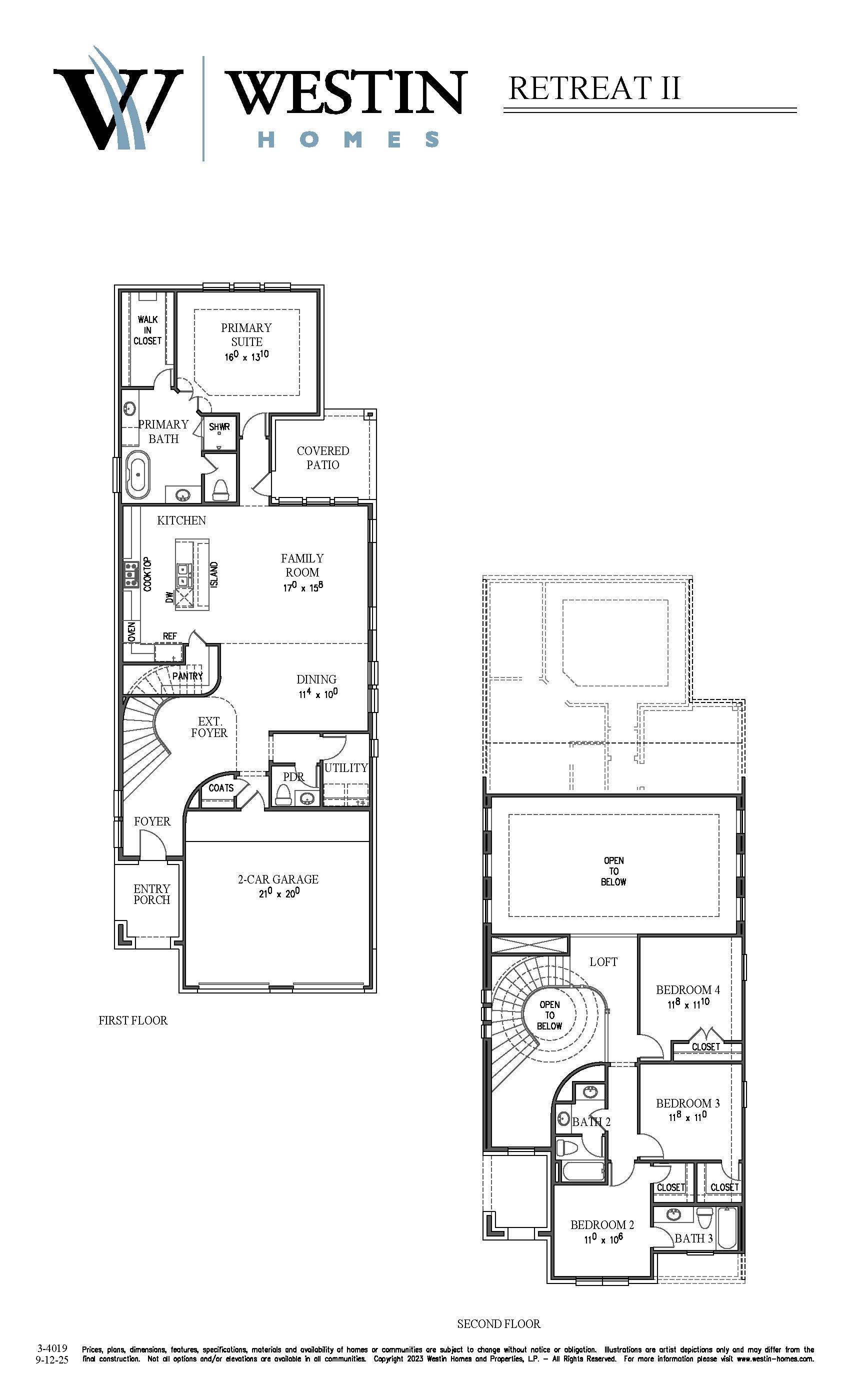 Plan Unknown - Elyson: Park Row, Texas - Westin Homes