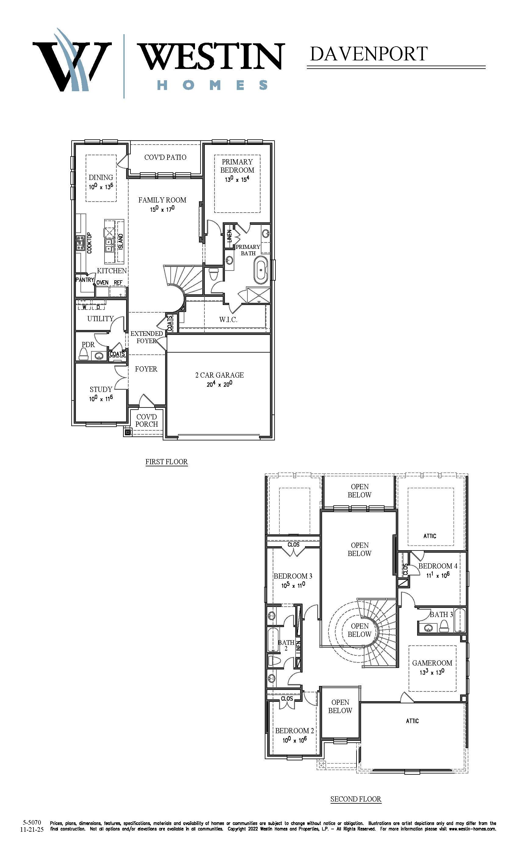 Plan Unknown - The Grand Prairie: Hockley, Texas - Westin Homes