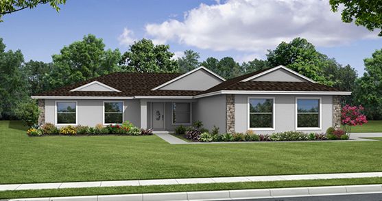 Mitchell Custom Homes por Mitchell Custom Homes en Lakeland-Winter Haven Florida