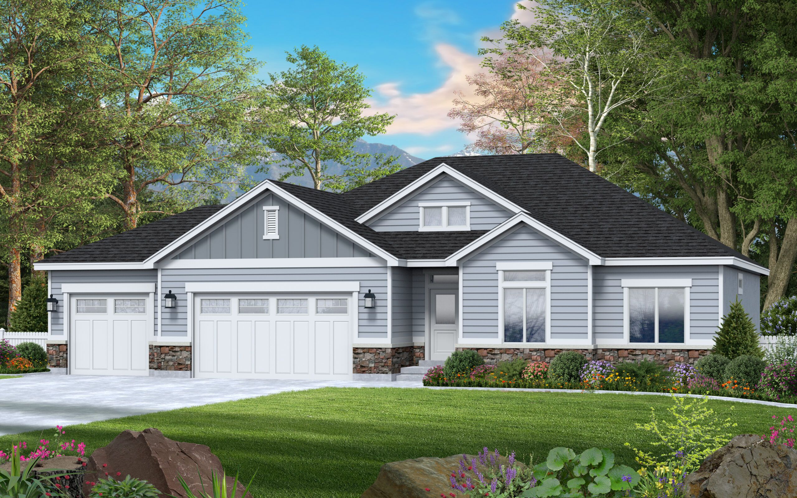 casa en West Gate por Perry Homes, Inc.