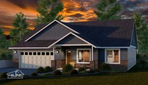 Plan 1382 Floor Plan - Hilline Homes, Inc.