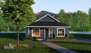 Plan 897 A Floor Plan - Hilline Homes, Inc.