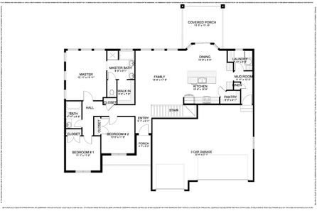 Harper Floor Plan - Pepperdign Homes