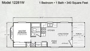 Forest Park 12281 W Floor Plan - Factory Homes Outlet