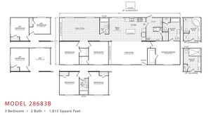 Broadmore 28683 B Floor Plan - Factory Homes Outlet