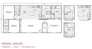 Broadmore 28563 B Floor Plan - Factory Homes Outlet